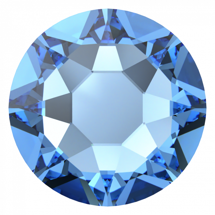 Стразы горячей фиксации 2078 ss 34 ReCreated Ice Blue HF