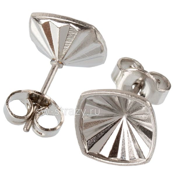 Пусеты 4460 8 мм серебро (Р08386)