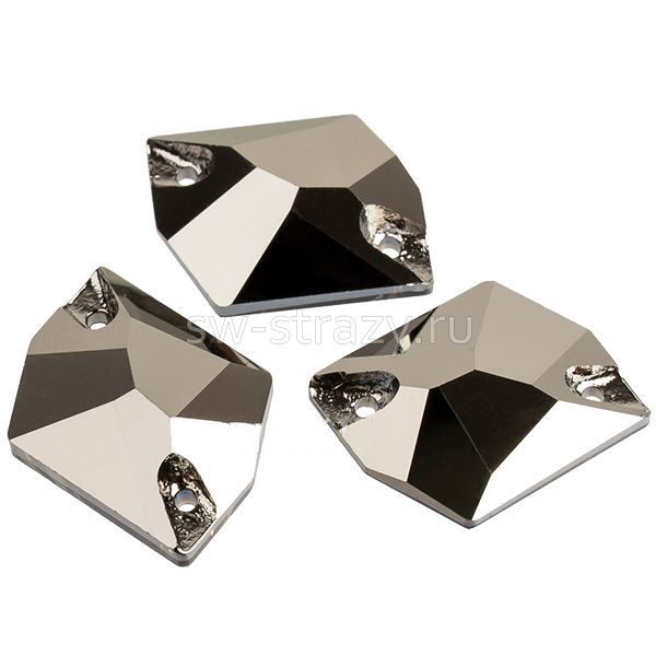 YHB 3570 11*14 mm Crystal Jet Metallic