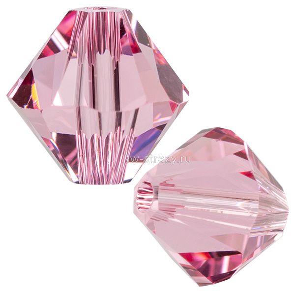 Бусины 5328 6 mm Light Rose