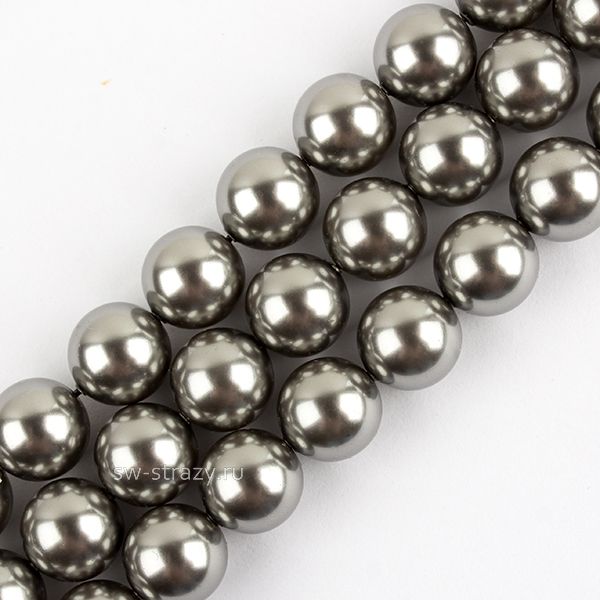 Жемчужины 5810 12 mm Crystal Grey Pearl