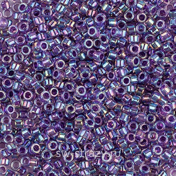 Бисер Treasures 11/0 #0774 Сине-фиолетовый/радужный