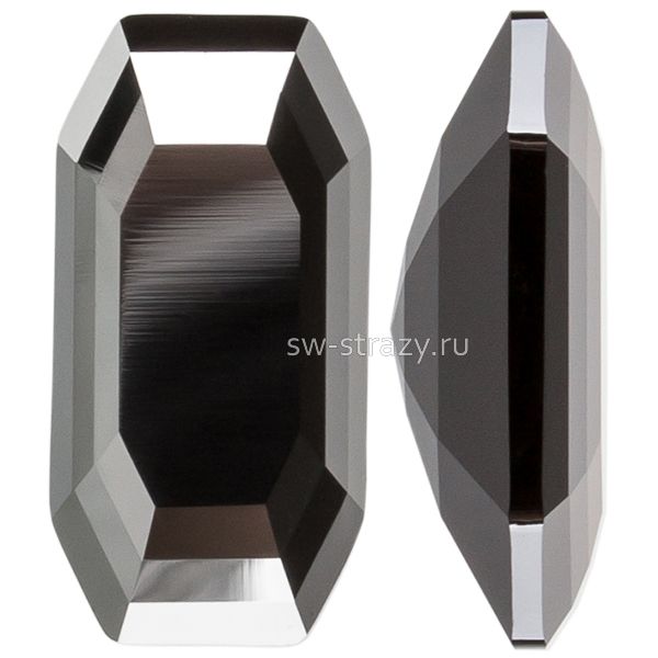 Кристаллы 4595 12x6 mm Jet Hematite