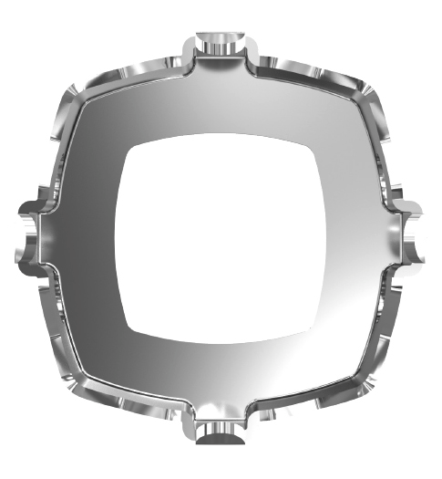 4460/S 10 mm 3PH2OH Rhodium Plating