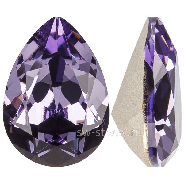 P Baroque Pear 4320 14x10 tanzanite F