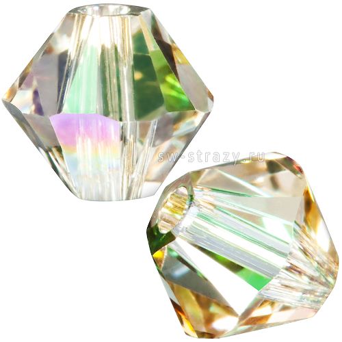 Бусины 5328 3 mm Crystal Luminous Green