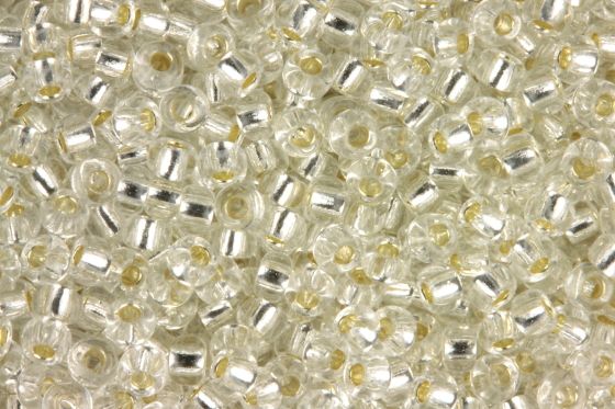 Seedbead Miyuki 11/0 1 Silver Lined Crystal
