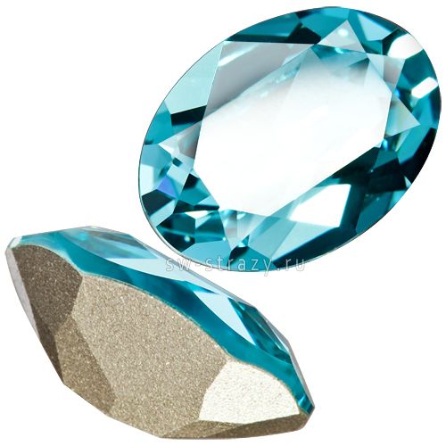 Кристаллы 4120 18x13 mm Light Turquoise