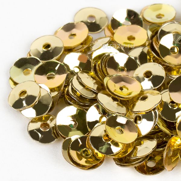 Пайетки 4 mm чаша (8175) Marrone MI 3 гр