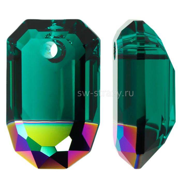 Кулоны 6508 22x14 mm Emerald Scarabaeus Green