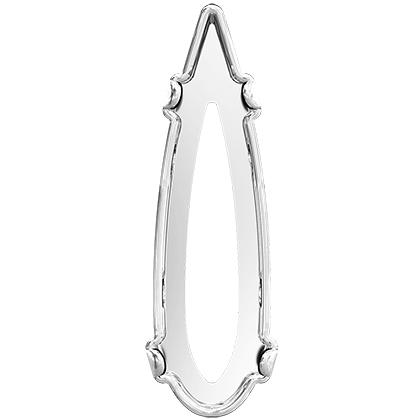 4331/S 20 mm 3PH20H Rhodium Plating