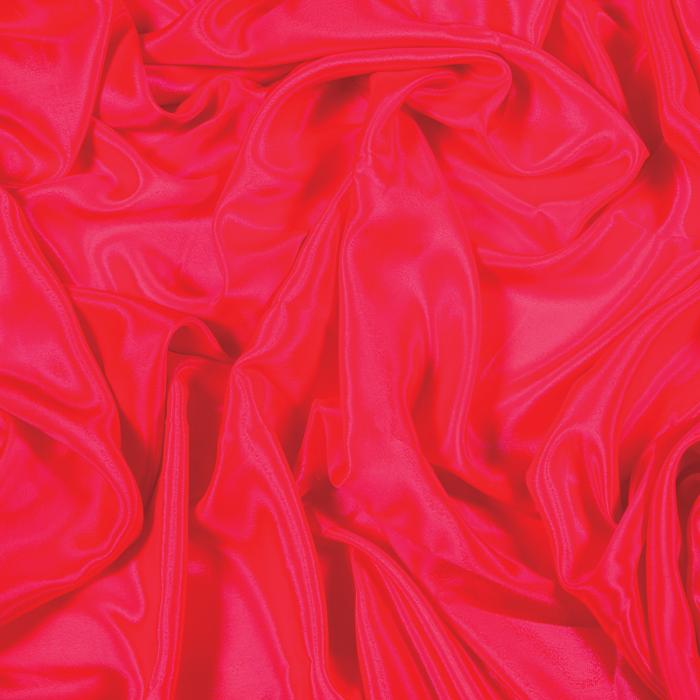 Сатин-шифон Fluorescent Red