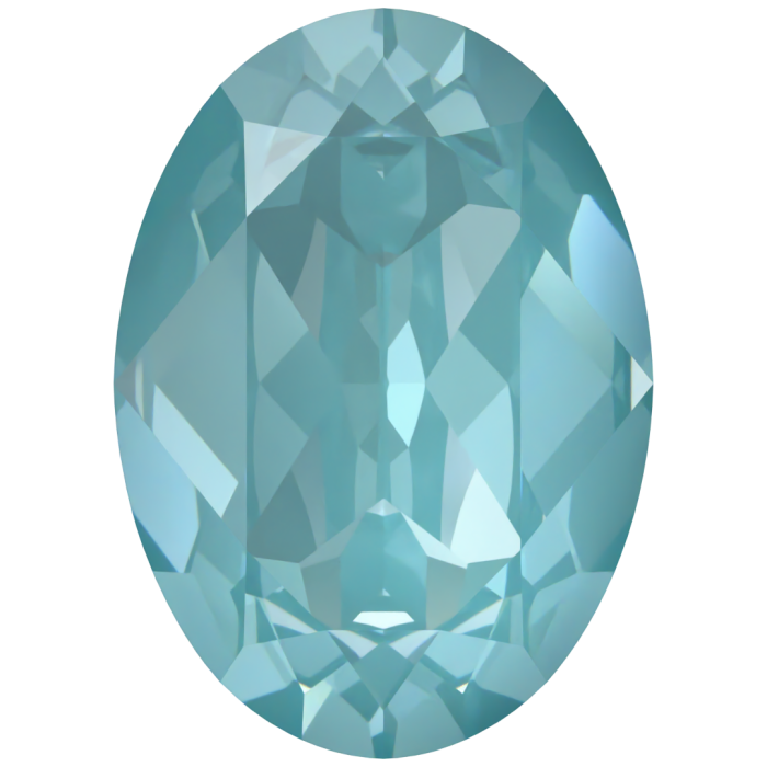 Кристаллы 4120 18x13 mm Crystal Paradise Blue Lux