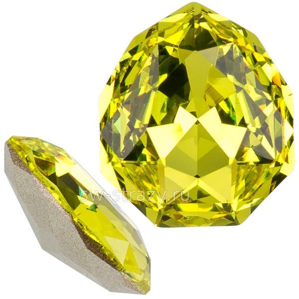 Кристаллы 4329 14x12,1 mm Citrus Green