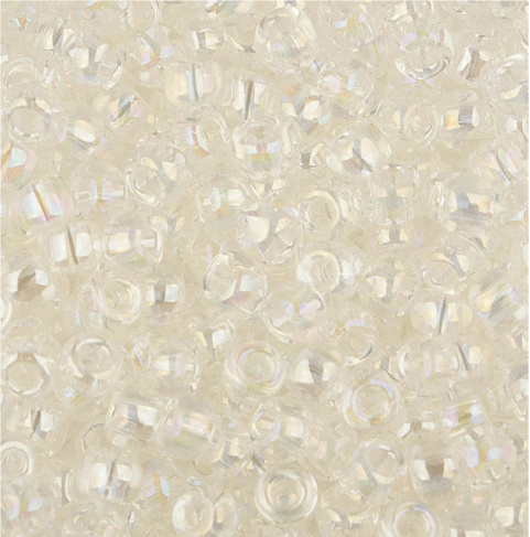 Бисер круглый 11/0 #0161 Радужный кристалл, прозрачный