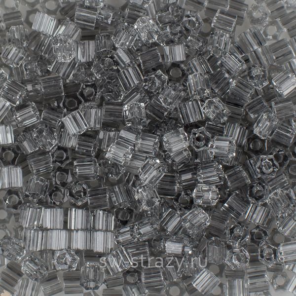 Шестиугольный 11/0 #0009 Ярко-серый