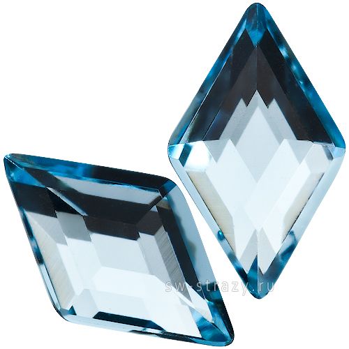 Стразы горячей фиксации 2773 6,6x3,9 mm Aquamarine HF