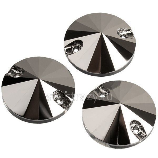 3130 10 mm Jet Hematite K9