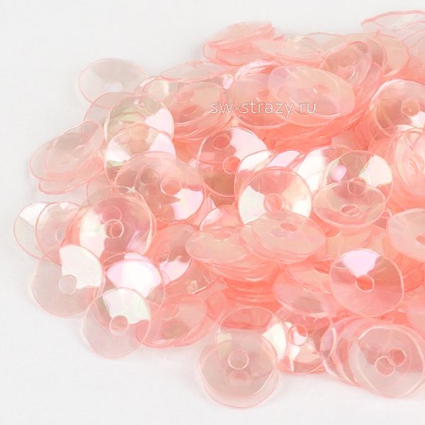 Пайетки 3 mm чаша (0134) Rosa IR 3 гр