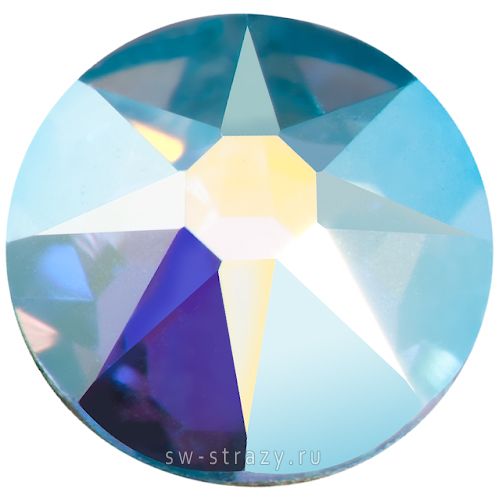 Стразы горячей фиксации 2078 ss 30 Aquamarine AB HF