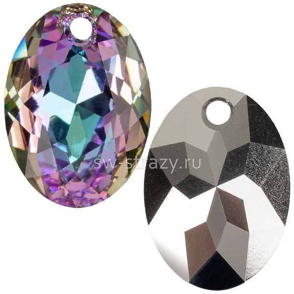 Кулоны 6438 9 mm Crystal Vitrail Light P