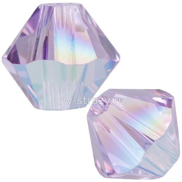 Бусины 5328 4 mm Violet AB 2X