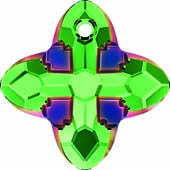 Кулоны 6868 24 mm Peridot Scarabaeus Green