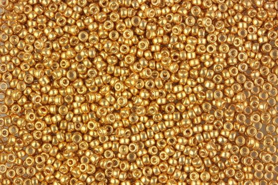 Seedbead Miyuki 15/0 1053 Galv Yellow Gold