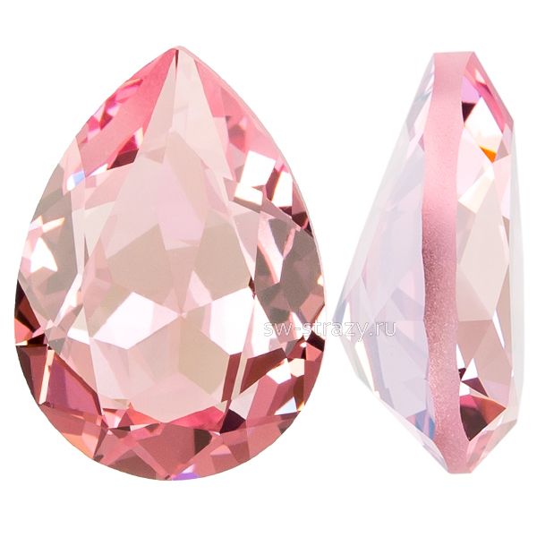 Кристаллы 4320 8x6 mm Light Rose Ignite