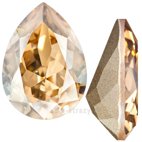 Кристаллы 4320 18x13 mm Crystal Golden Shadow