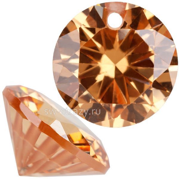 Подвеска циркон 4 мм Champange