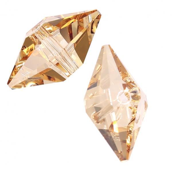 Бусины 5747 16x8 mm Crystal Golden Shadow