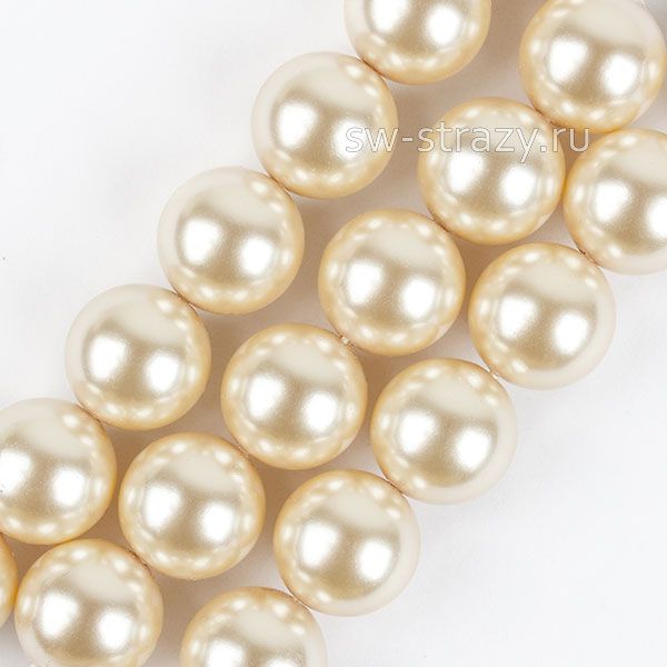 Round Pearl 1H 8 mm White