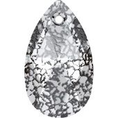 Кулоны 6106 16 mm Crystal Black Patina