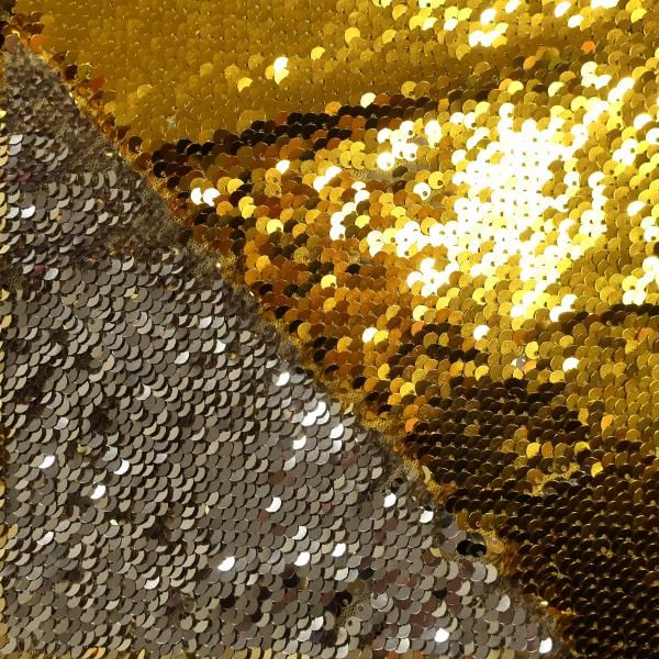 Пайеточная ткань золото\серебро