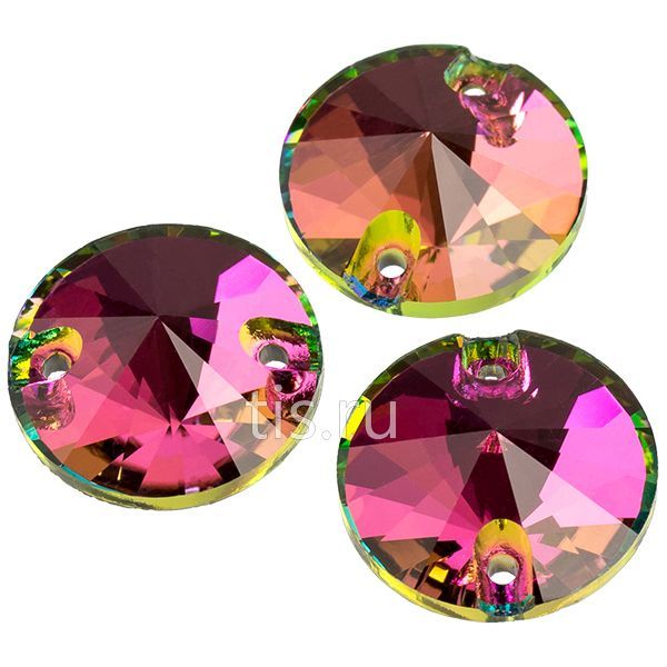 3130 12 mm Crystal Vitrail Rose