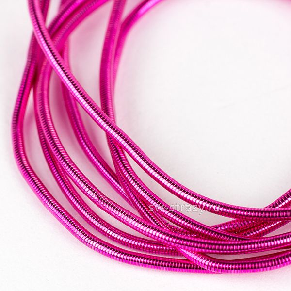 Канитель мягкая Темно-розовая 1 мм (5гр)*