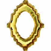 4926/S 19x14 mm 1PH203 Gold Plating