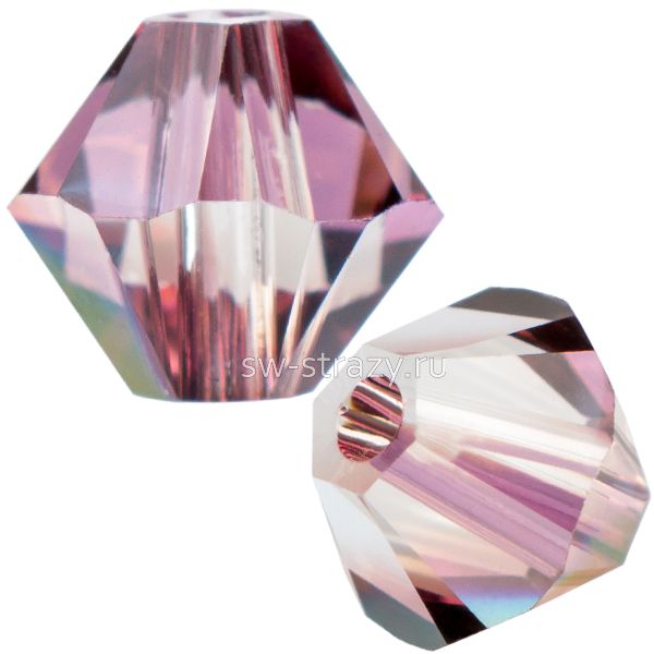 Бусины 5328 4 mm Crystal Lilac Shadow