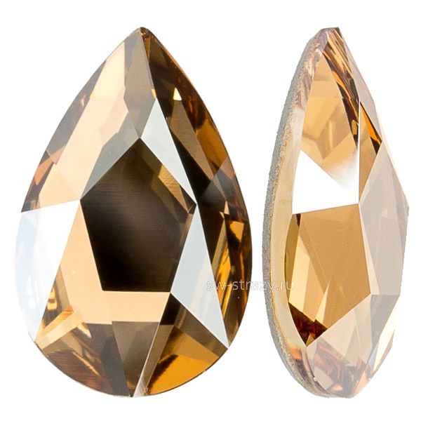 2303 8x5 mm Crystal Golden Shadow F