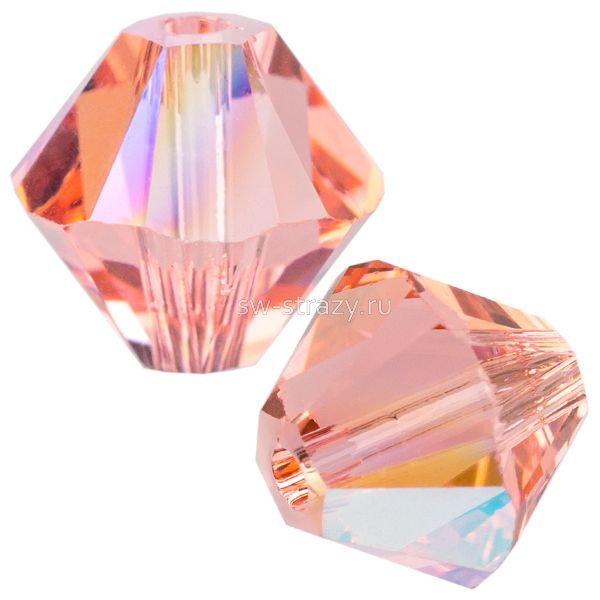 Бусины 5328 5 mm Rose Peach Shimmer