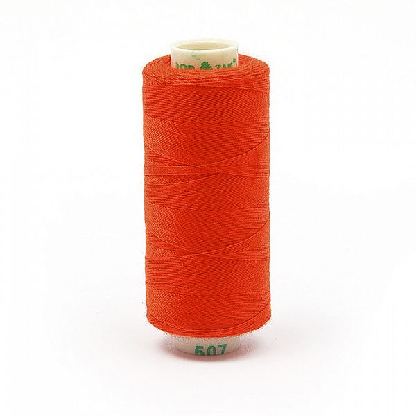Нитки бытовые Dor Tak 40\2 цв. 507 оранжевый  366м 100% п\э