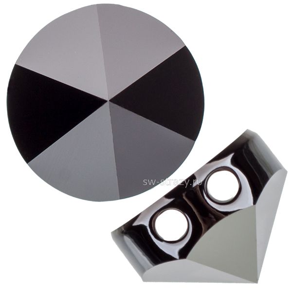 Бусины 5062 7,5 mm Jet Hematite