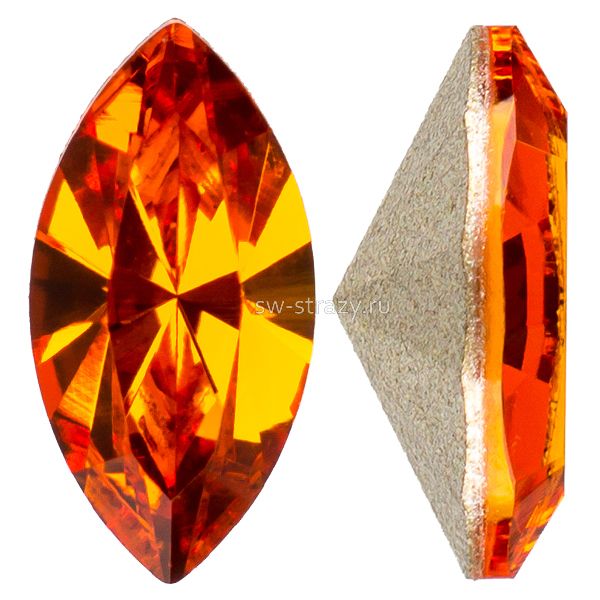 Кристаллы 4228 10x5 mm Tangerine