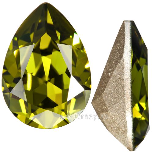 Кристаллы 4320 14x10 mm Olivine