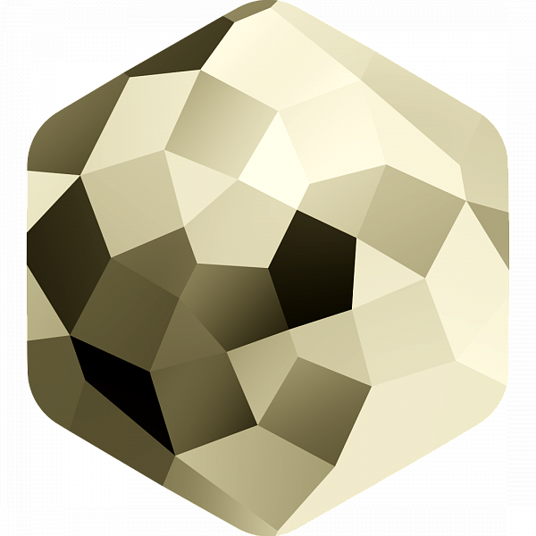 Кристаллы 4683 14x15,8 mm Crystal Metallic Light Gold