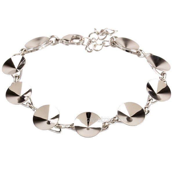 Основа под браслет 1122 10 мм родий SWK0520