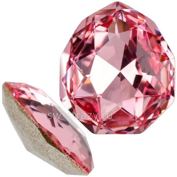 Кристаллы 4329 8x7 mm Light Rose