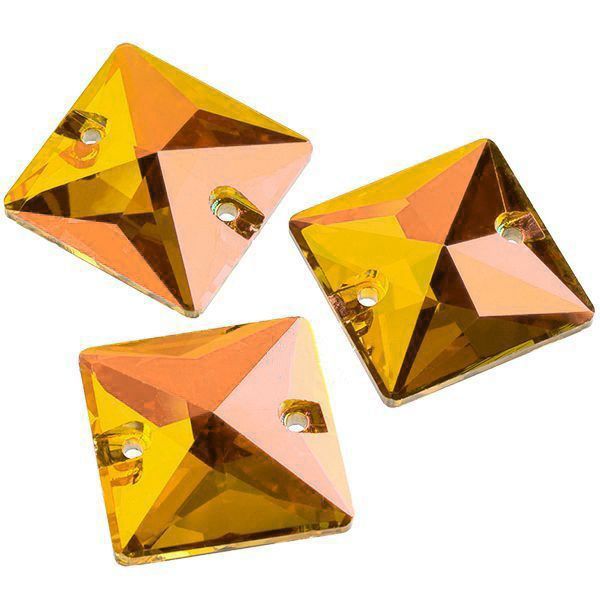 YHB 3687 12*12 mm Crystal Sunshine