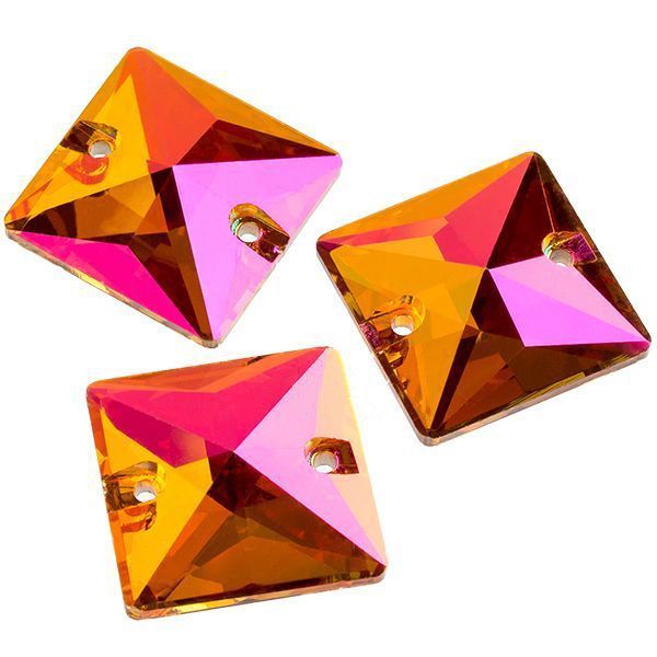 YHB 3687 12*12 mm Crystal Astral Pink